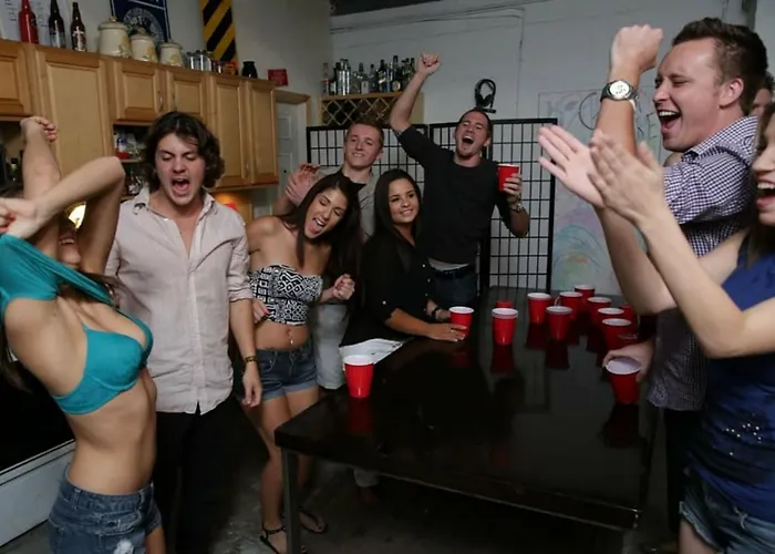 Young LGB party - in lingerie like at your home