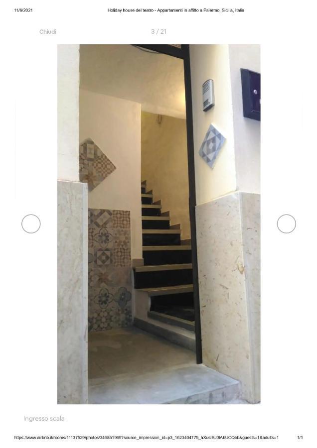 Holiday House Del Teatro Apartment Palermo