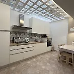 Full Semi-Garden Apartment In Villa At Mondello