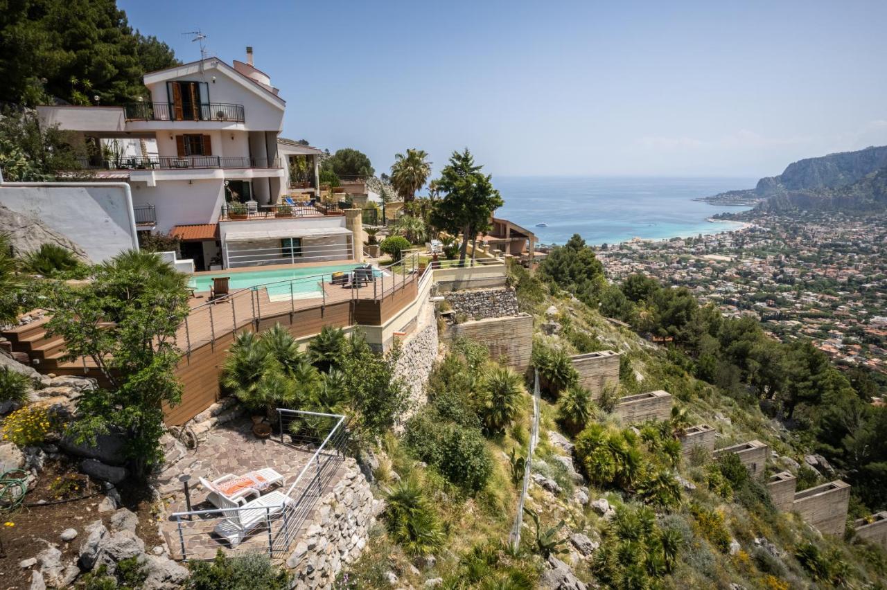 Vista Mare Con Piscina Privata A Mondello Villa *