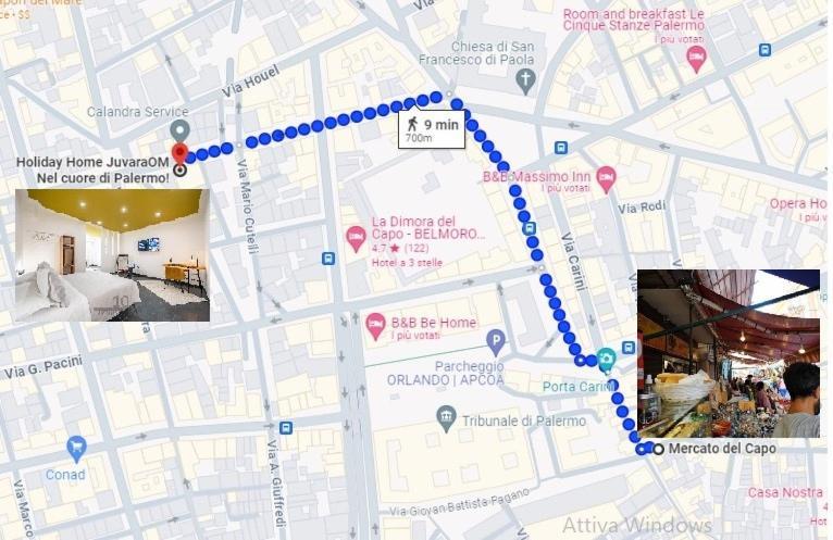 Apartamento Holiday Juvaraom Nel Cuore Di Palermo! Palermo