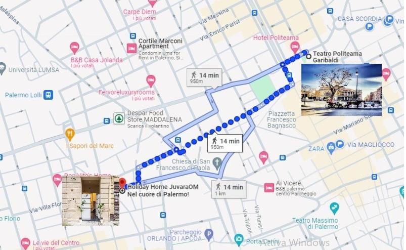 Apartamento Holiday Juvaraom Nel Cuore Di Palermo!