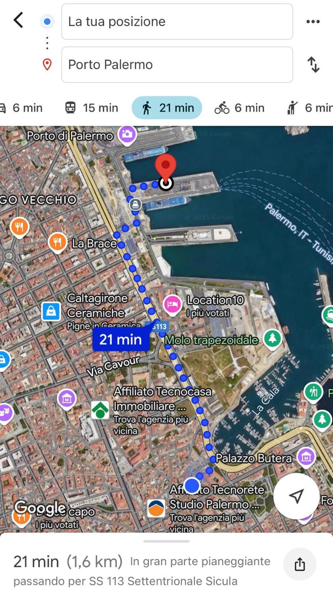 Apartment La Cala Flat Palermo