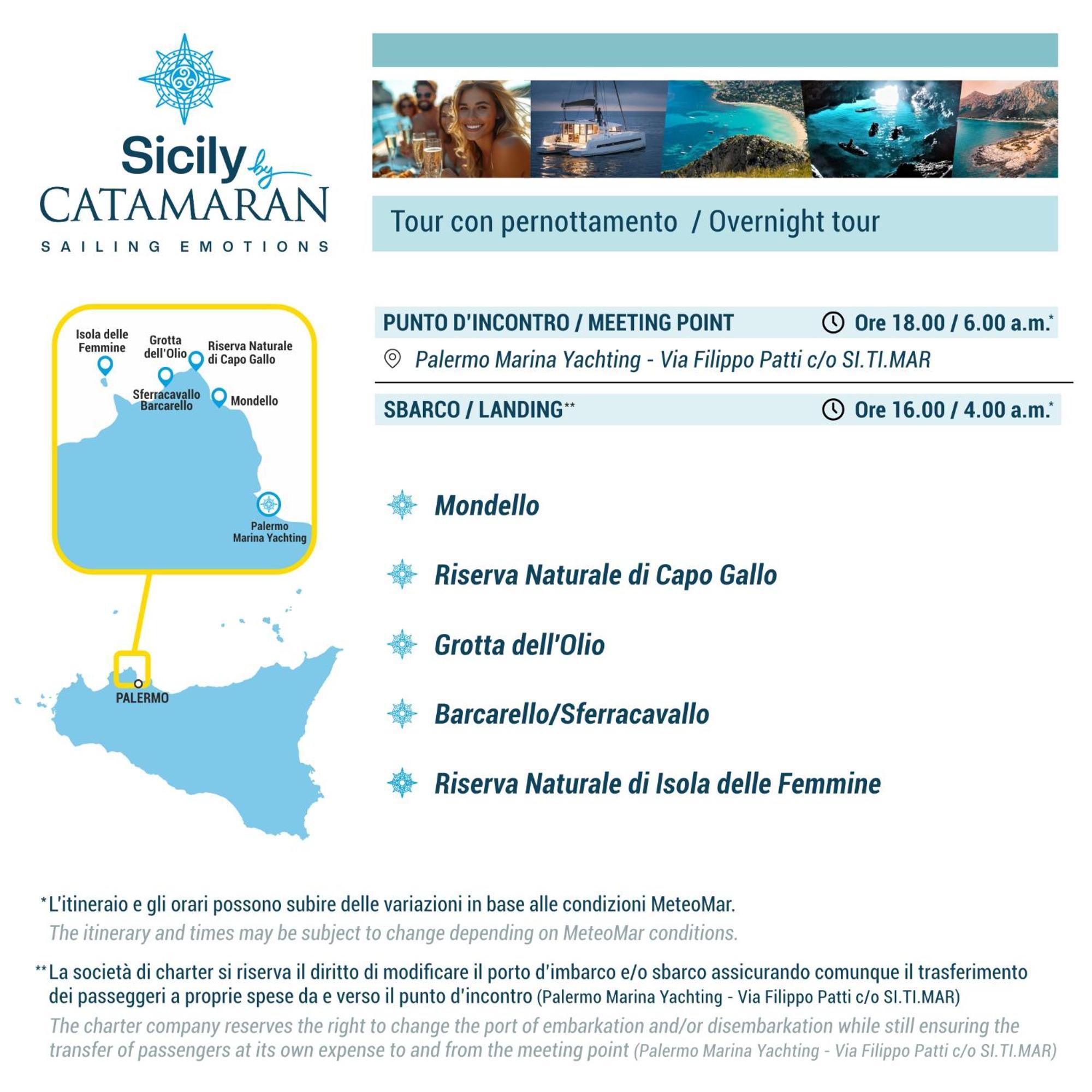 Sicily By Catamaran Botel Palermo